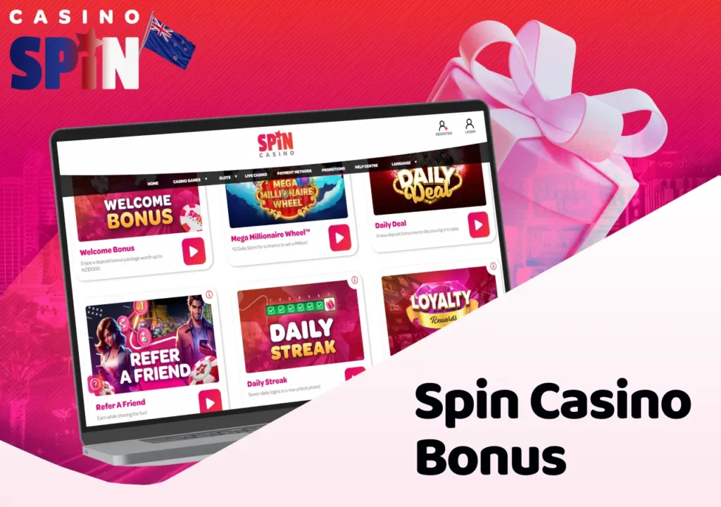 Bonus offers include promotions for both new and existing casino players.